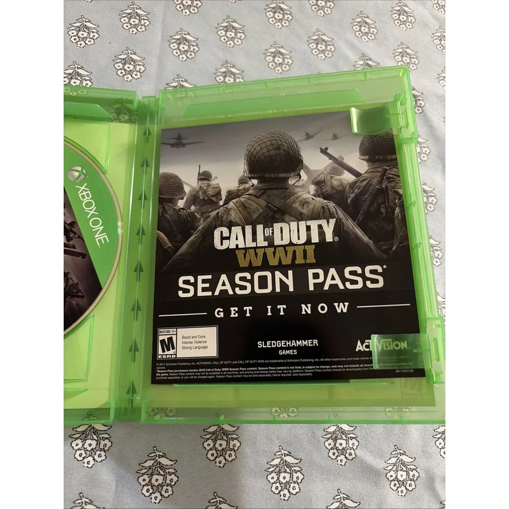 Call of Duty: World War 2 WW2 (Xbox One, 2017) - CIB COMPLETE IN BOX TESTED